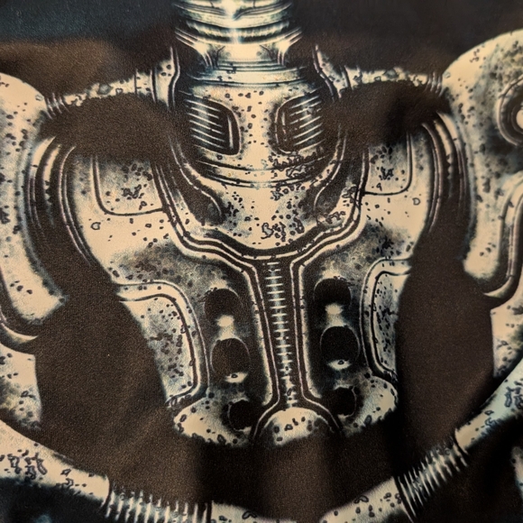 Rare BlackMilk Mechanical Skeleton Swimsuit XS - Picture 9 of 14